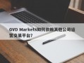 GVD Markets如何依赖其他公司运营交易平台？