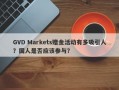 GVD Markets赠金活动有多吸引人？国人是否应该参与？