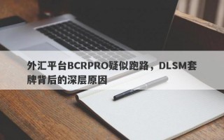 外汇平台BCRPRO疑似跑路，DLSM套牌背后的深层原因