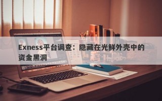 Exness平台调查：隐藏在光鲜外壳中的资金黑洞