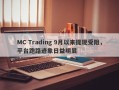 MC Trading 9月以来提现受阻，平台跑路迹象日益明显