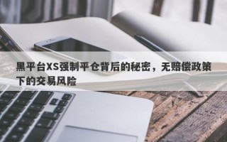 黑平台XS强制平仓背后的秘密，无赔偿政策下的交易风险