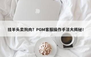 挂羊头卖狗肉？PGM客服操作手法大揭秘！