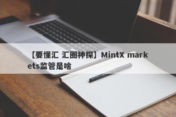 【要懂汇 汇圈神探】MintX markets监管是啥
-第1张图片-要懂汇圈网