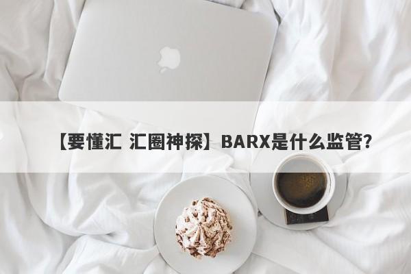 【要懂汇 汇圈神探】BARX是什么监管？
-第1张图片-要懂汇圈网