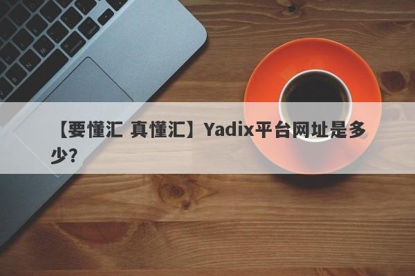 【要懂汇 真懂汇】Yadix平台网址是多少？
-第1张图片-要懂汇圈网