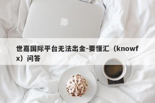 世嘉国际平台无法出金-要懂汇（knowfx）问答-第1张图片-要懂汇圈网