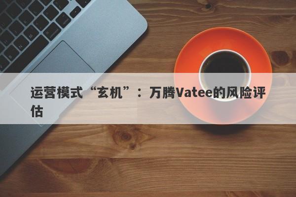 运营模式“玄机”：万腾Vatee的风险评估-第1张图片-要懂汇圈网